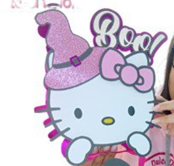 Topo de Bolo Hello Kitty