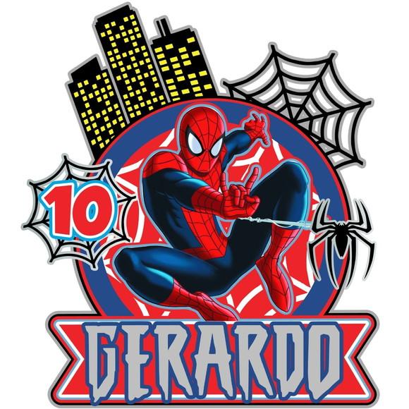 Topo de Bolo Homem Aranha