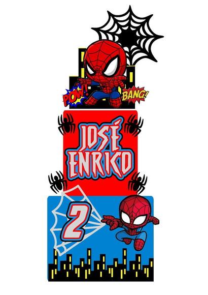 Topo de Bolo Homem Aranha