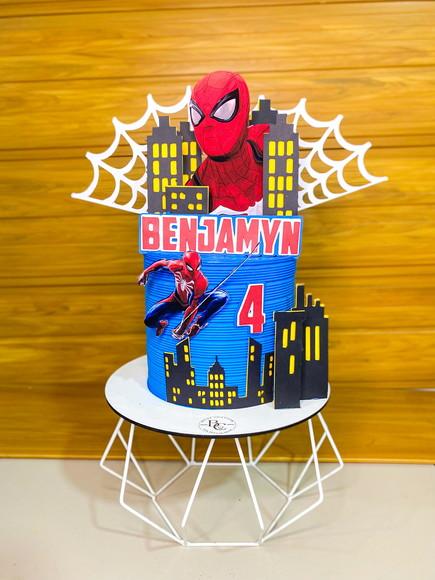 Topo de Bolo Homem Aranha