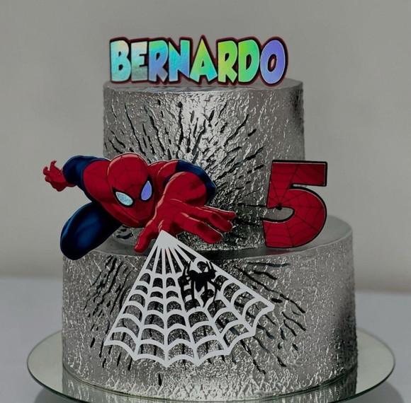 Topo de Bolo Homem Aranha