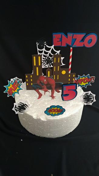 Topo de Bolo Homem Aranha