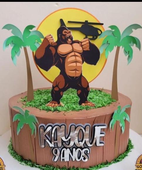 Topo de Bolo King Kong