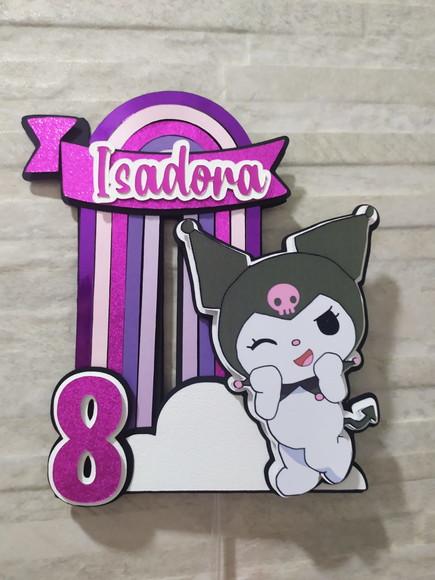 Topo de Bolo Kuromi