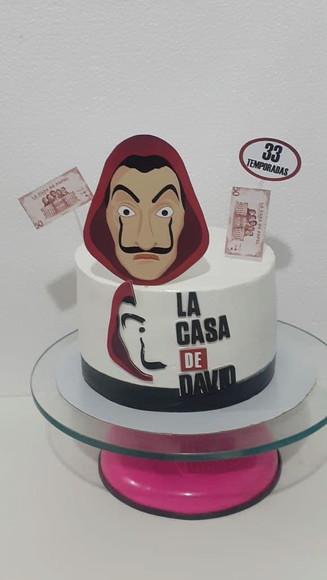 Topo De Bolo La Casa De Papel