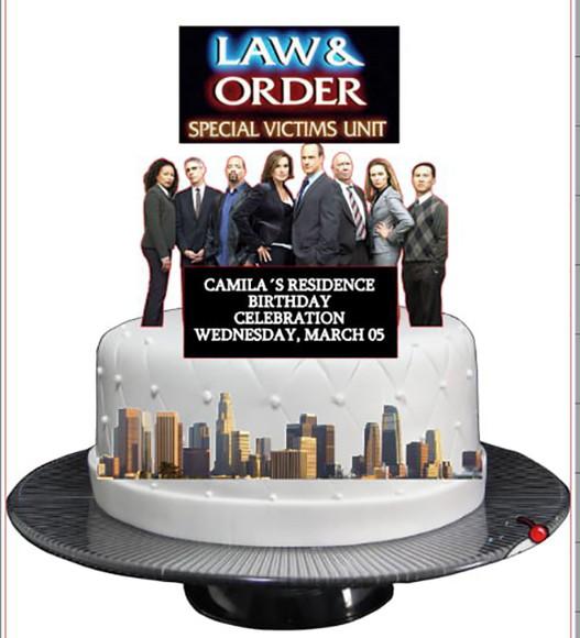 Topo de Bolo Law & Order Los Angeles