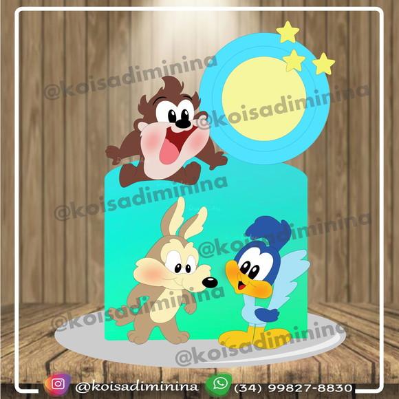 Topo De Bolo Looney Tunes