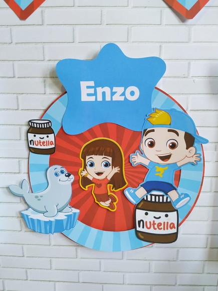 Topo de Bolo Lucas Neto