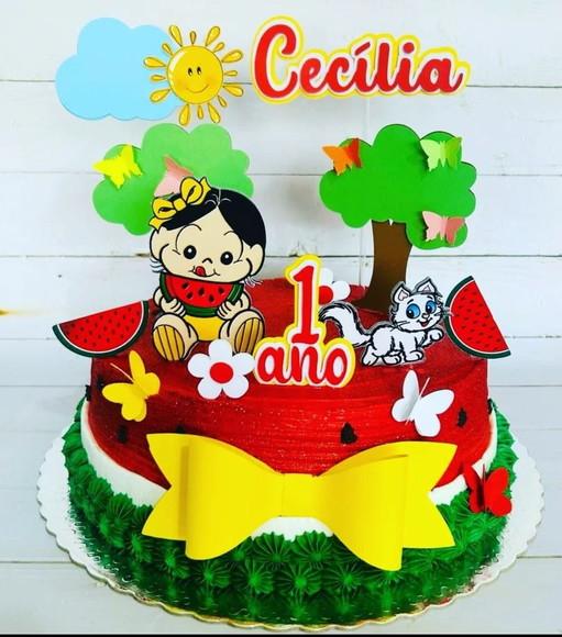 Topo de Bolo Magali