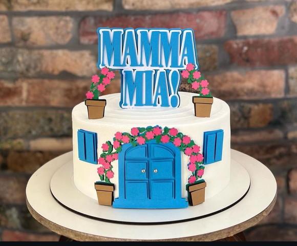Topo de Bolo Mamma Mia