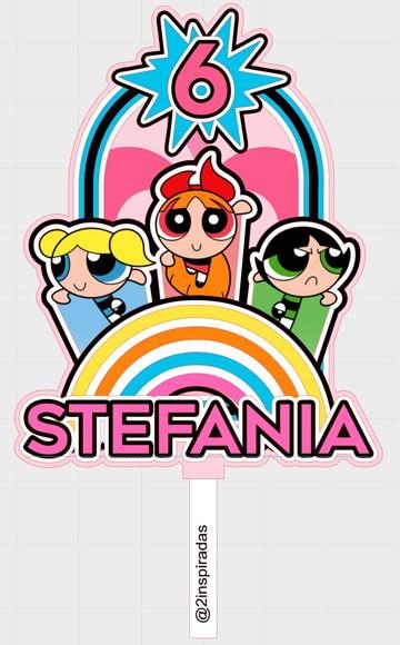 Topo de Bolo Meninas Super Poderosas