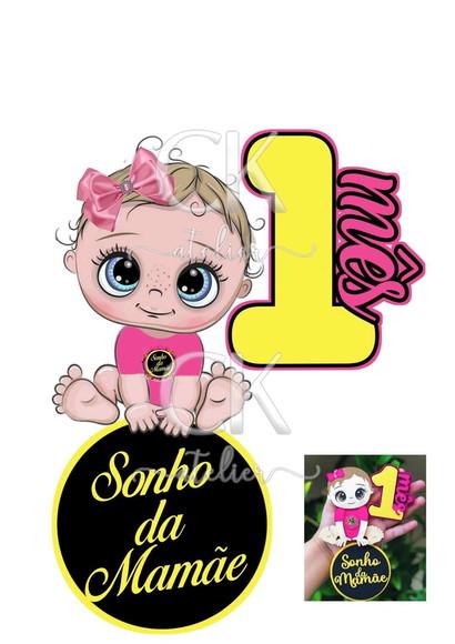 Topo de Bolo Mesversário