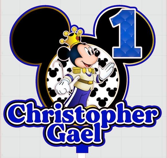 Topo de Bolo Mickey