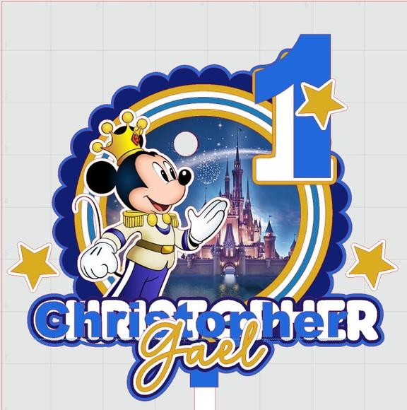 Topo de Bolo Mickey