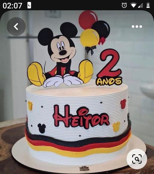 Topo de Bolo Mickey