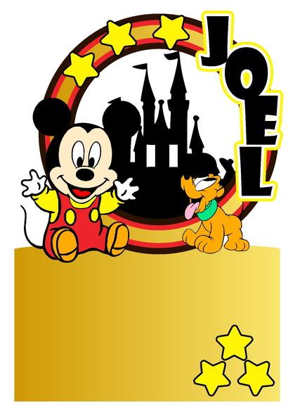 Topo de Bolo Mickey