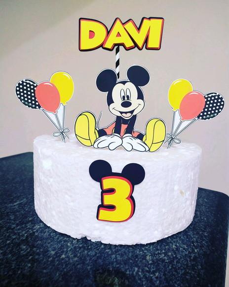 Topo de Bolo Mickey