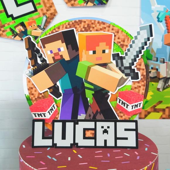 Topo De Bolo Minecraft