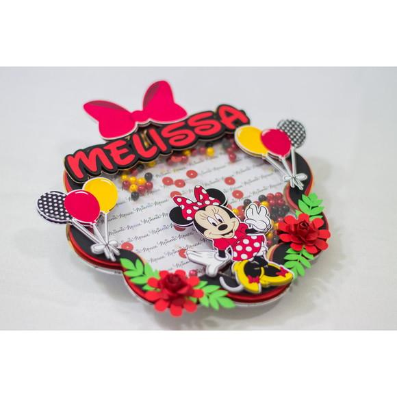 Topo de Bolo Minnie