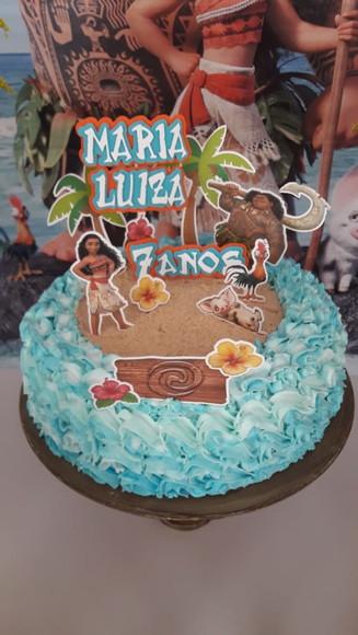 Topo de Bolo Moana