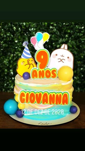 Topo de Bolo Molang