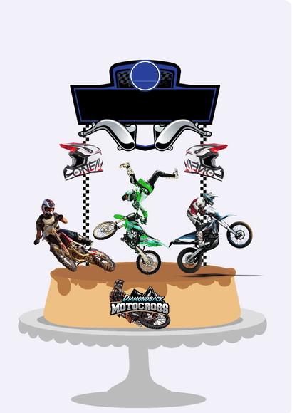 Topo De Bolo Moto