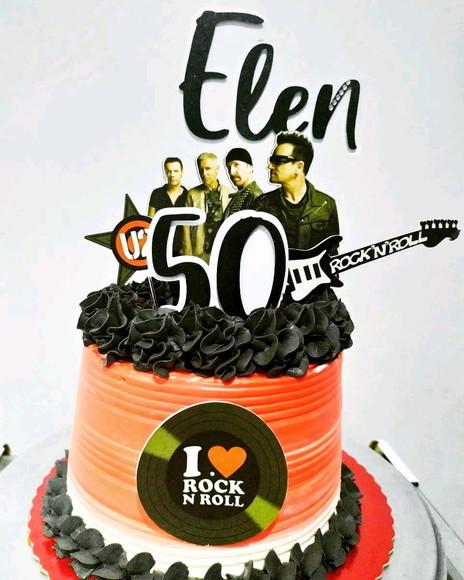 Topo de Bolo Música Rock