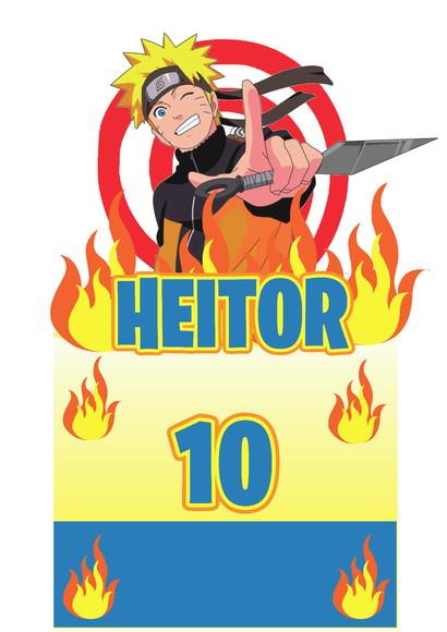 Topo de Bolo Naruto