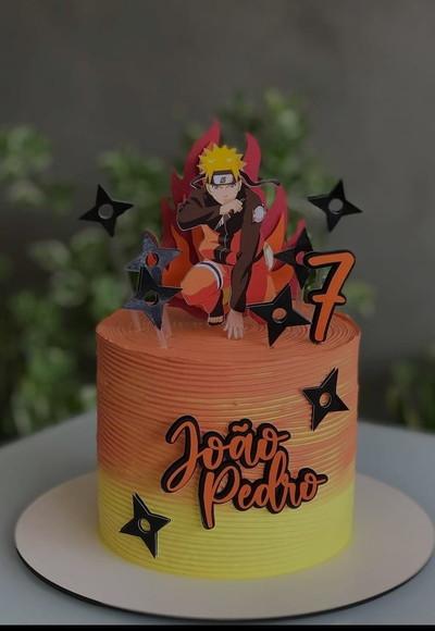 Topo de Bolo Naruto