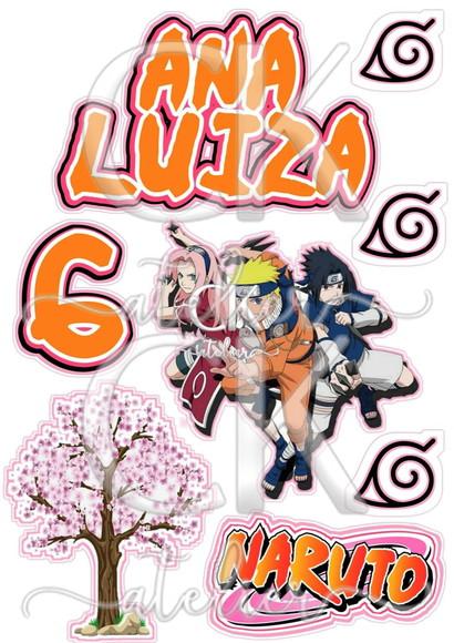 Topo de Bolo Naruto