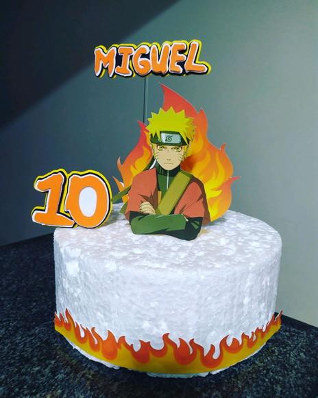 Topo de Bolo Naruto