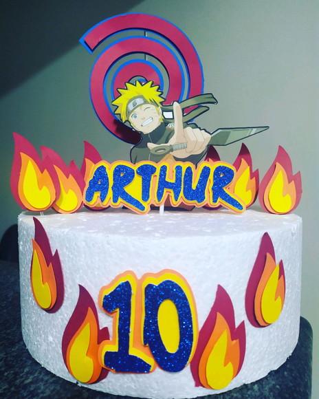 Topo de Bolo Naruto
