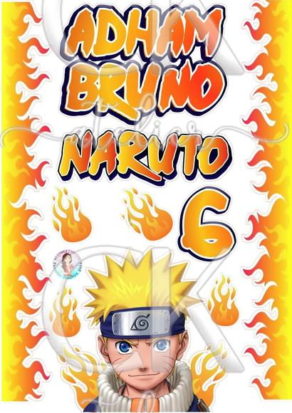 Topo de Bolo Naruto