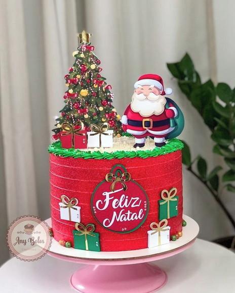 Topo de Bolo Natal