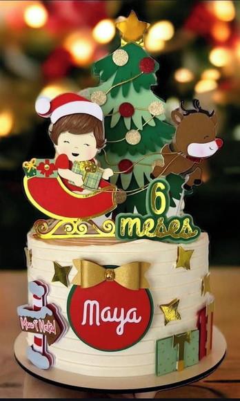Topo de Bolo Natal