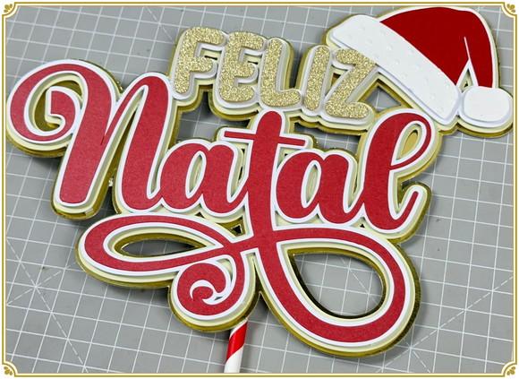 Topo de Bolo Natal