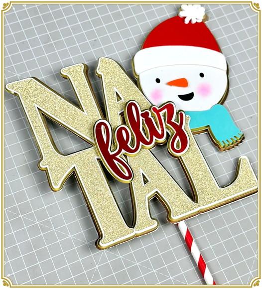 Topo de Bolo Natal