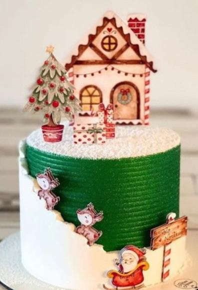 Topo de Bolo Natal