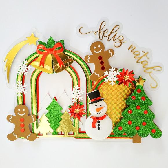 Topo de Bolo Natal