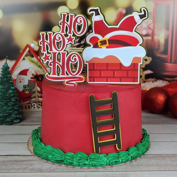 Topo de Bolo Natal