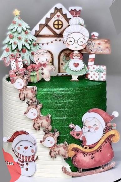 Topo de Bolo Natal