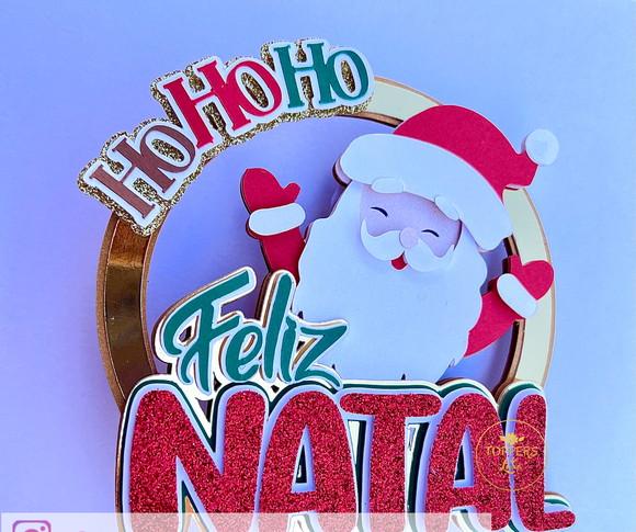 Topo de Bolo Natal