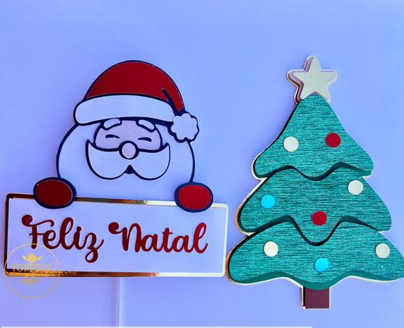 Topo de Bolo Natal