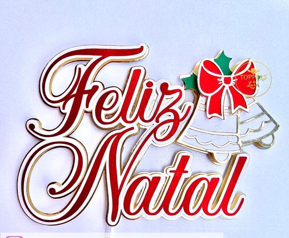 Topo de Bolo Natal