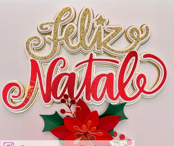 Topo de Bolo Natal