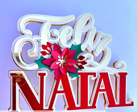 Topo de Bolo Natal