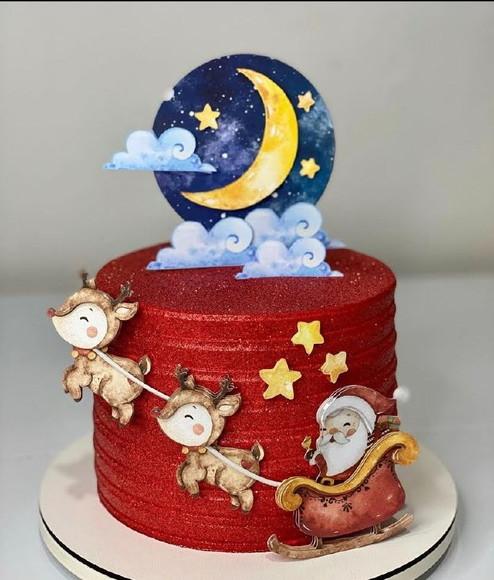 Topo de Bolo Natal