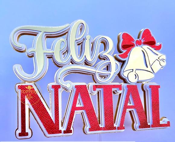 Topo de Bolo Natal