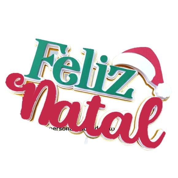 Topo de Bolo Natal