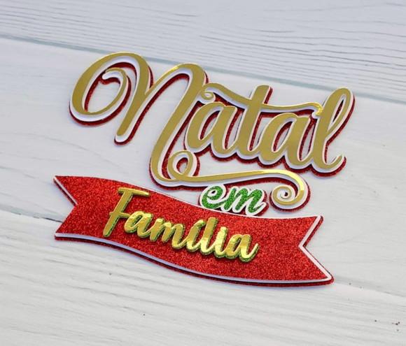 Topo de Bolo Natal